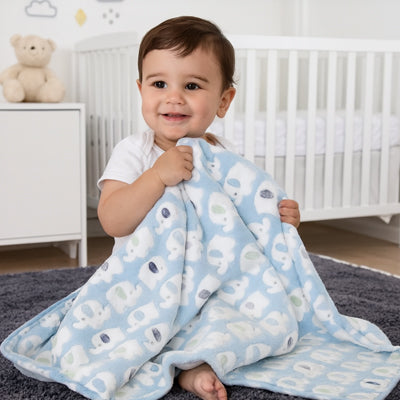 Couverture-bébé-tendre-idéale-4-saisons-éléphant