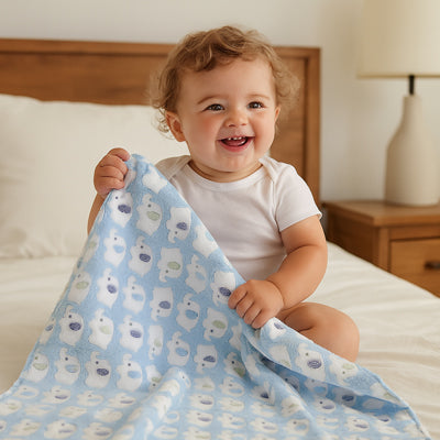 Couverture-bebe-tendre-belles-motifs-bleu