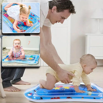 Tapis-d-éveil-tapis-d-eau-sensoriel-bleu